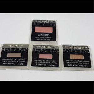 Mary Kay 3 Eye Shadows and 1 Blush set